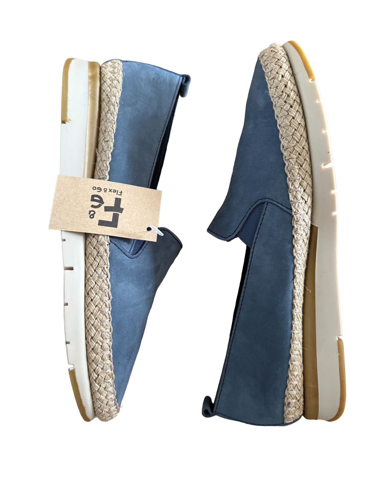 Loafer espadrille instapper Flex Fusion gold platino