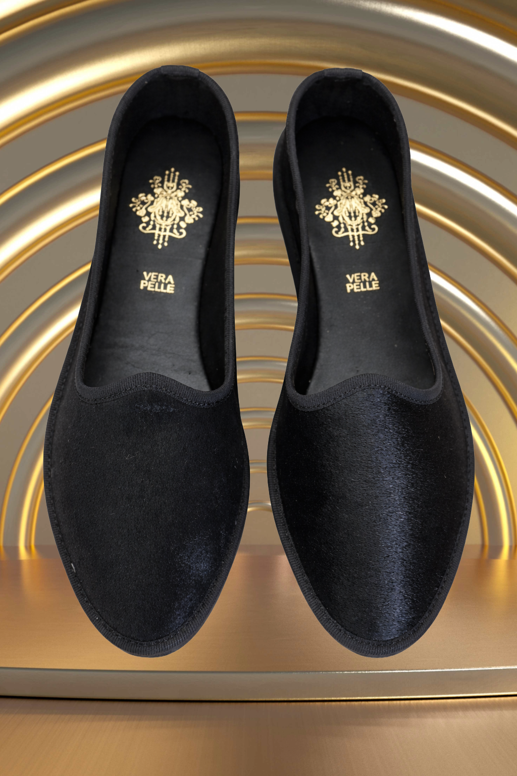 BABETTE - Friulane uni cavalino BLACK