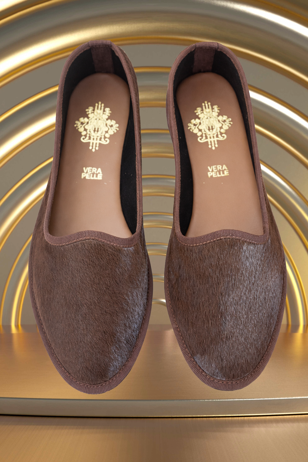 BABETTE - Friulane uni cavalino BROWN