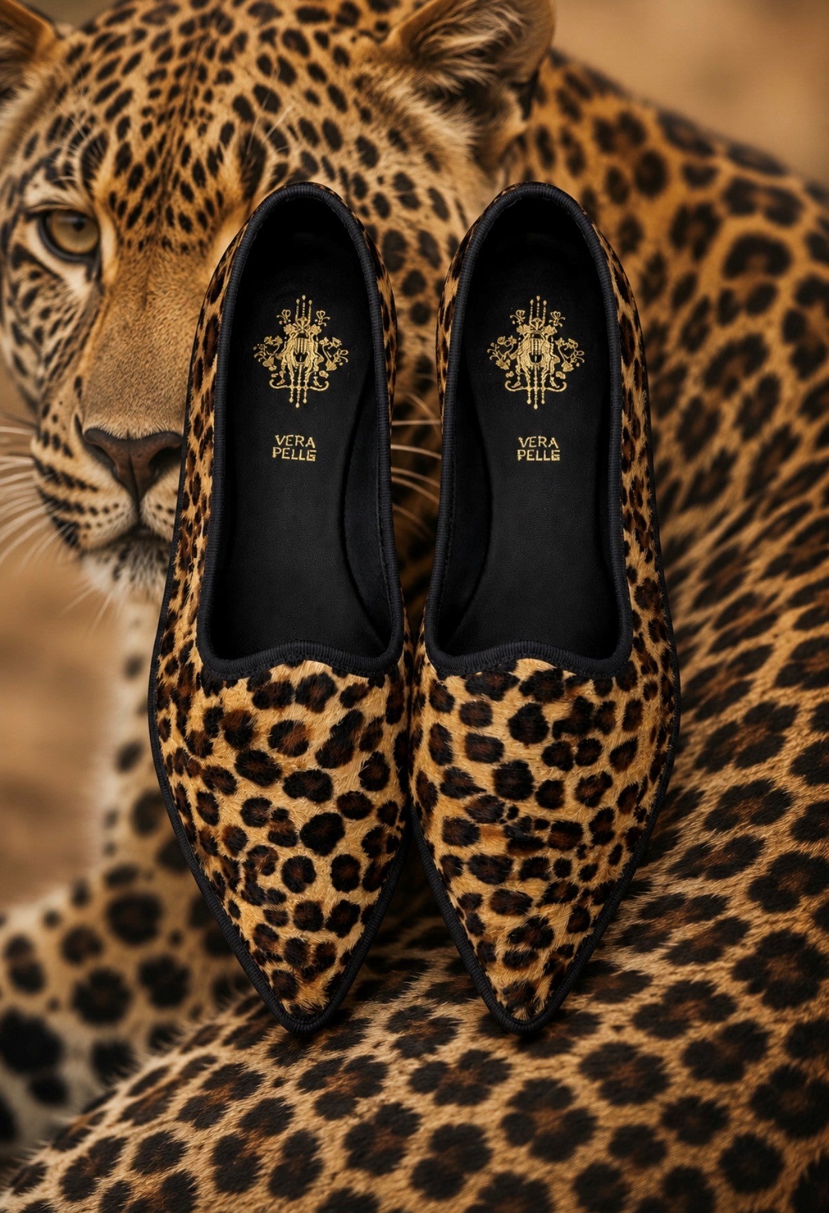 ANOUK - Friulane Leopard ballerina slippers